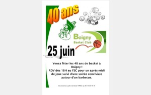40 ans de basket à Boigny