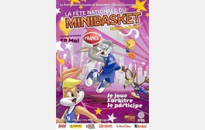 Fête du mini-basket le 15 mai au Parc des Expo. 