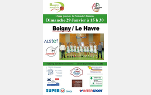 N3 Féminine -  BBC contre Le Havre - Dimanche 29 janvier 15h30