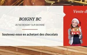 Vente de chocolats de Noël