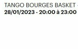 Match Tango Bourges - Lattes Montpellier