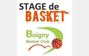 Stage Basket Vacances de Toussaint
