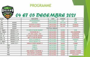 MATCHES DU 4 ET 5 DECEMBRE 2021