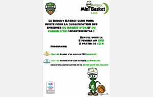 BASKET ET PANIER D'OR