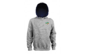 Sweat-shirt gris à capuche - Enfants