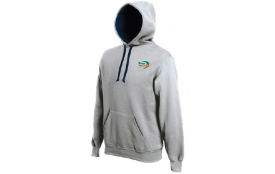 Sweat-shirt gris à capuche - Adultes