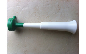 Trompette verte et blanche