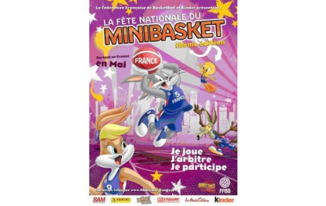 Fête du mini-basket le 15 mai au Parc des Expo. 