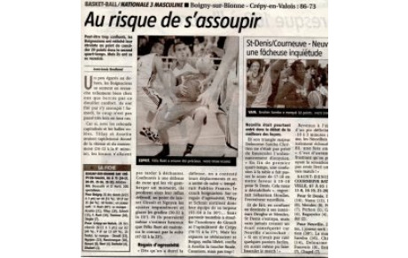Résultats du week end des 15 et 16 Octobre 2011