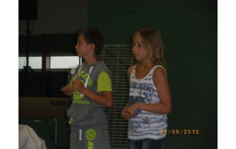 Deux mini basketteurs recompensés !